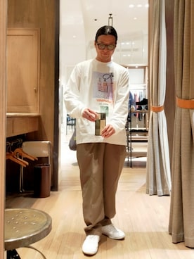 「Thingless（シングレス）のアイテム（パンツ）」を使った、D.nakamuraさん（メンズ・170cm）の秋コーディネート