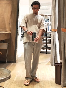 「yaeca contempo」｜D.nakamuraさん（メンズ・170cm）の夏コーディネート