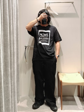「BEAUTY&YOUTH UNITED ARROWS(ビューティーアンドユースユナイテッドアローズ)のアイテム(スラックス)」を使った、D.nakamuraさん(メンズ・167cm)の夏コーディネート