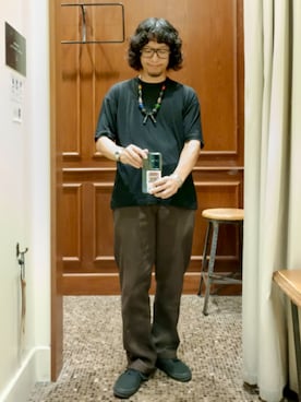 「アイテム（シューズ）」を使った、D.nakamuraさん（メンズ・167cm）の夏コーディネート