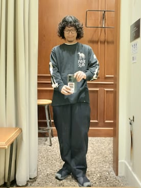 「アートTシャツ」｜D.nakamuraさん（メンズ・167cm）の秋コーディネート