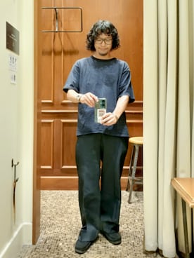 「アイテム（トップス）」を使った、D.nakamuraさん（メンズ・167cm）の夏コーディネート