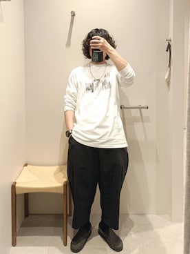 「CHROME HEARTS（クロムハーツ）のアイテム（アクセサリー）」を使った、D.nakamuraさん（メンズ・167cm）の春コーディネート