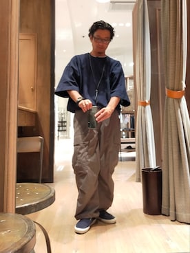 「OLD JOE & CO.（オールドジョーアンドコー）のアイテム」を使った、D.nakamuraさん（メンズ・170cm）の夏コーディネート