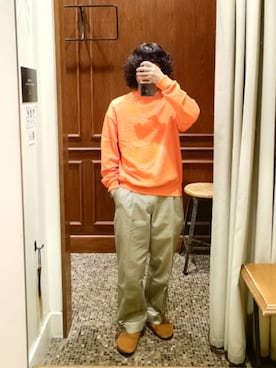 「アイテム（トップス）」を使った、D.nakamuraさん（メンズ・167cm）の秋コーディネート