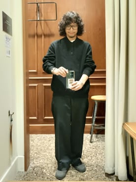 「アイテム（スラックス）」を使った、D.nakamuraさん（メンズ・167cm）の秋コーディネート