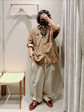 「Lamrof(ラムロフ)のアイテム」を使った、D.nakamuraさん(メンズ・167cm)の秋コーディネート