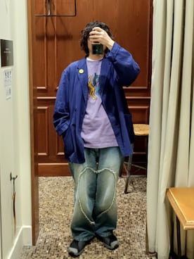 「COMOLI（コモリ）のアイテム（ジャケット/アウター）」を使った、D.nakamuraさん（メンズ・167cm）の春コーディネート