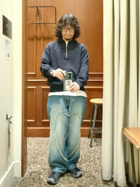 「アイテム（トップス）」を使った、D.nakamuraさん（メンズ・167cm）の秋コーディネート