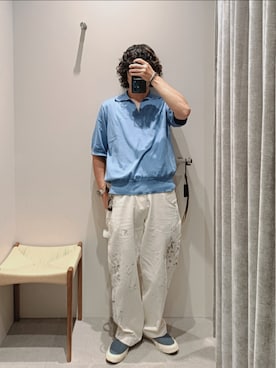 「LOEFF（ロエフ）のアイテム」を使った、D.nakamuraさん（メンズ・167cm）の夏コーディネート