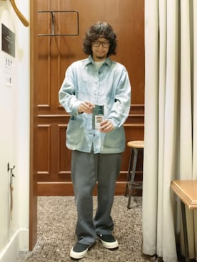 「アイテム（シューズ）」を使った、D.nakamuraさん（メンズ・167cm）の秋コーディネート