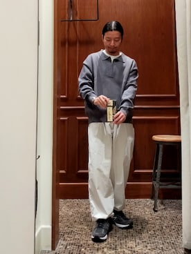 「スキッパーニット」｜D.nakamuraさん（メンズ・167cm）の秋コーディネート