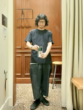 「アイテム（スニーカー）」を使った、D.nakamuraさん（メンズ・167cm）の夏コーディネート