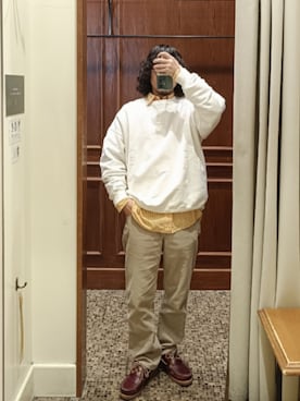 「アイテム（パンツ）」を使った、D.nakamuraさん（メンズ・167cm）の冬コーディネート