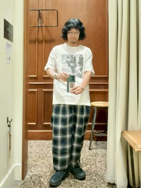 「アイテム（シューズ）」を使った、D.nakamuraさん（メンズ・167cm）の夏コーディネート