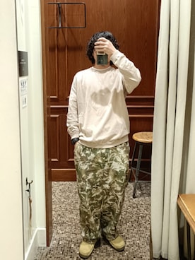 「Clarks（クラークス）のアイテム」を使った、D.nakamuraさん（メンズ・167cm）の春コーディネート