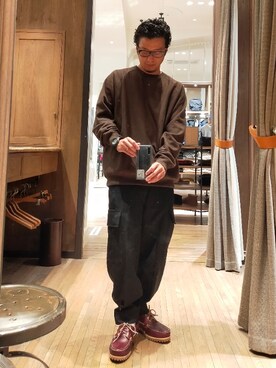 「Steven Alan（スティーブンアラン）のアイテム（スウェット）」を使った、D.nakamuraさん（メンズ・170cm）の秋コーディネート