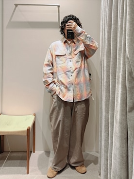 「PENDLETON（ペンドルトン）のアイテム（トップス）」を使った、D.nakamuraさん（メンズ・167cm）の秋コーディネート
