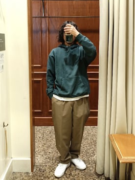 「アイテム（パンツ）」を使った、D.nakamuraさん（メンズ・167cm）の冬コーディネート