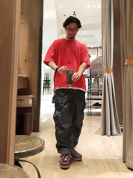 「Chrome Hearts」｜「アイテム（モカシン/デッキシューズ）」を使った、D.nakamuraさん（メンズ・170cm）の夏コーディネート