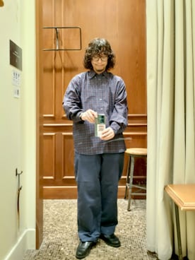 「アイテム（チノパンツ）」を使った、D.nakamuraさん（メンズ・167cm）の秋コーディネート