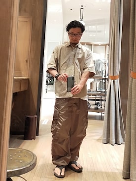 「茶系」｜D.nakamuraさん（メンズ・170cm）の春コーディネート