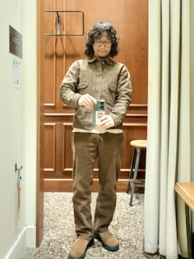 「アイテム（シューズ）」を使った、D.nakamuraさん（メンズ・167cm）の秋コーディネート