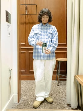 「アイテム（チノパンツ）」を使った、D.nakamuraさん（メンズ・167cm）の秋コーディネート