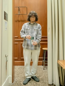 「アイテム（スウェットパンツ）」を使った、D.nakamuraさん（メンズ・167cm）の秋コーディネート