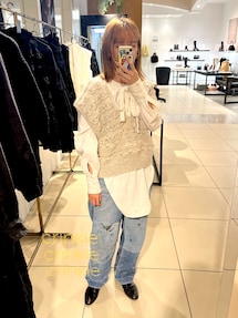 crinkle crinkle crinkleニットフリルベスト crinkle crinkle crinkle ハンドニットフリルベスト - メルカリ