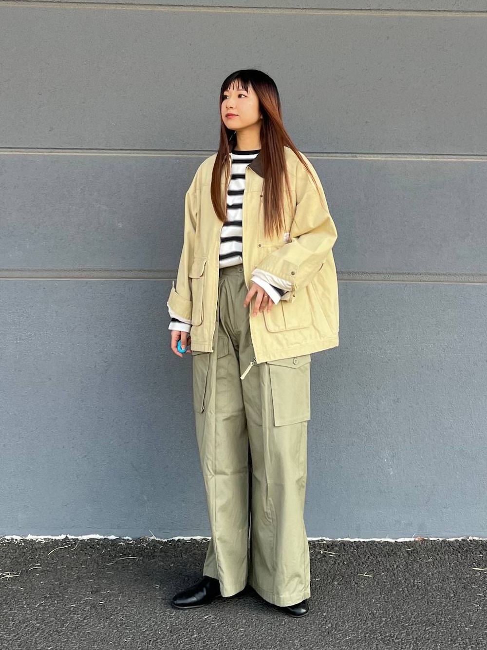 niko and（ニコアンド）の「ヴィンテージ配色ワークジャケット