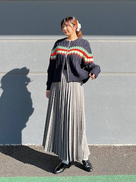 マツキ.さん（レディース・167cm）の冬コーディネート