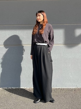 マツキ.さん(レディース・167cm)の冬コーディネート