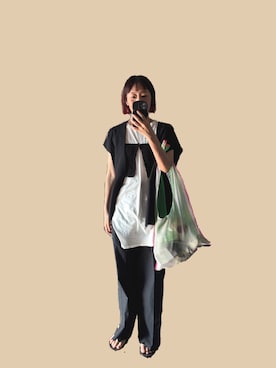 「MOUSSY（マウジー）のアイテム」を使った、ぴのこさん（レディース・164cm）の夏コーディネート
