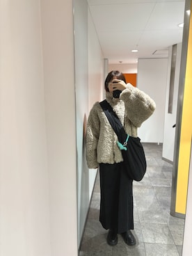 「THINGS THAT MATTER（シングス ザット マター）のアイテム」を使った、ぴのこさん（レディース・164cm）の冬コーディネート