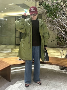 「アイテム（ニット/セーター）」を使った、yato-miさん（レディース・158cm・40代）の秋コーディネート