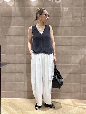 「A part by（アパートバイ）の≪追加4≫【UVカット】カラーが変わる調光アソートサングラス（サングラス、グレー系）」を使った、yato-miさん（レディース・158cm）の夏コーディネート