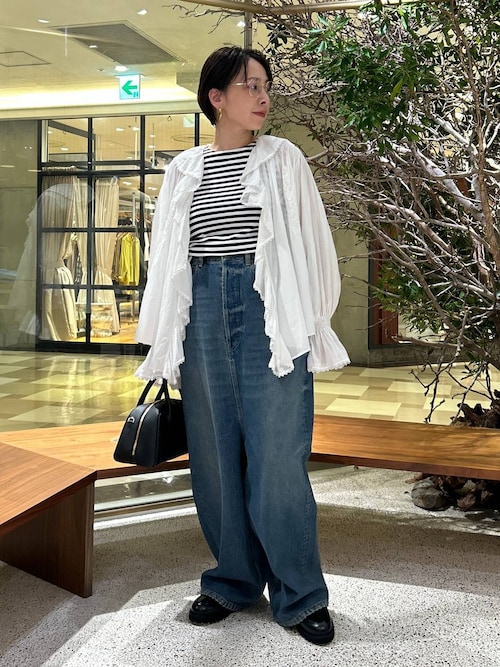 Curensology カレンソロジー　〈&RC〉ワイドルーズデニムパンツ 36 Curensology(カレンソロジー)/＜&RC＞ワイドルーズデニムパンツ
