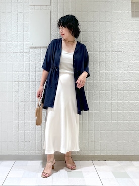 「アパートバイローリーズ」｜「アイテム（キャミソール）」を使った、yato-miさん（レディース・158cm）の夏コーディネート