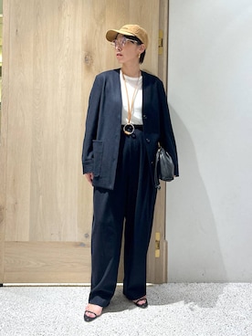 「アイテム（ジャケット/アウター）」を使った、yato-miさん（レディース・158cm・30代）の秋コーディネート