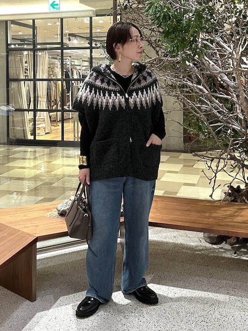 Curensology ノルディックフードベスト　ブラック Curensology(カレンソロジー)/ノルディックフードベスト（ベスト