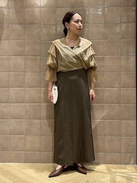 「アイテム（アクセサリー）」を使った、yato-miさん（レディース・158cm・30代）の秋コーディネート
