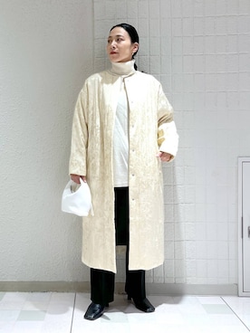 「A part by（アパートバイ）のアイテム（イヤリング）」を使った、yato-miさん（レディース・158cm）の秋コーディネート