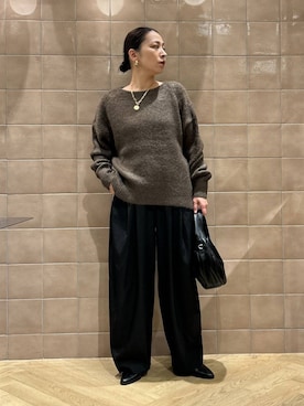 「アイテム（アクセサリー）」を使った、yato-miさん（レディース・158cm・30代）の秋コーディネート