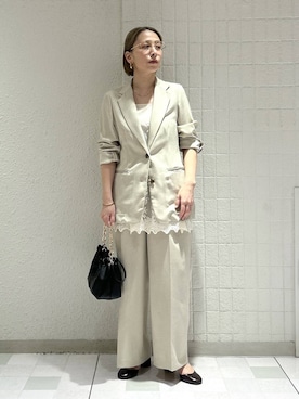 「A part by（アパートバイ）のアイテム（その他パンツ）」を使った、yato-miさん（レディース・158cm）の春コーディネート