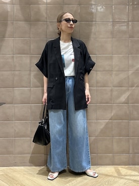 「A part by（アパートバイ）のアイテム」を使った、yato-miさん（レディース・158cm）の春コーディネート