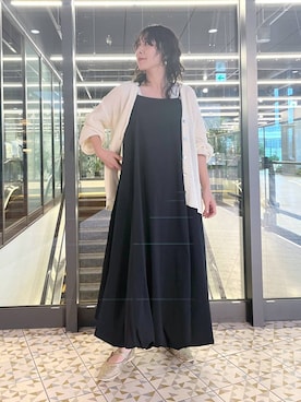 「アイテム（ワンピース/ドレス）」を使った、yato-miさん（レディース・158cm・30代）の春コーディネート