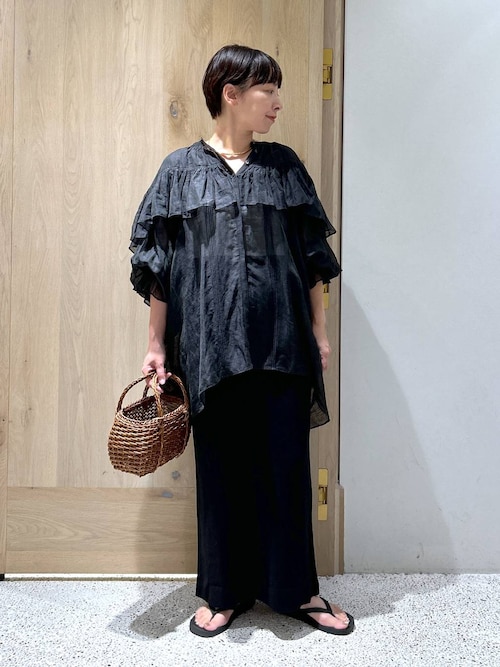 Curensology ブラウス シャツ Curensology(カレンソロジー)/リネン