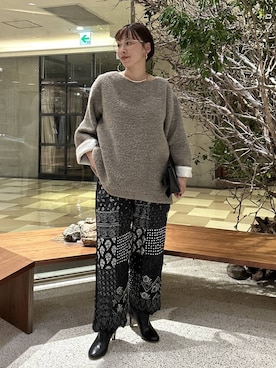 「アイテム（チョーカー）」を使った、yato-miさん（レディース・158cm・30代）の秋コーディネート