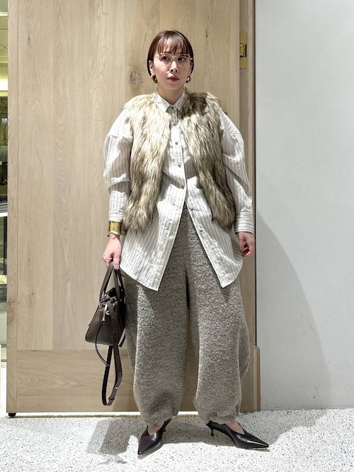 Curensology(カレンソロジー)/ワッシャーストライプシャツ（シャツ